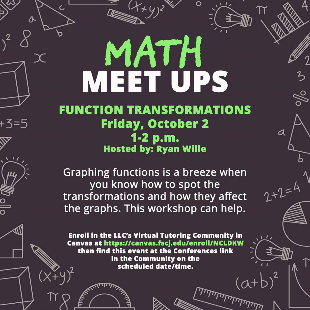 Math Meet Up flier