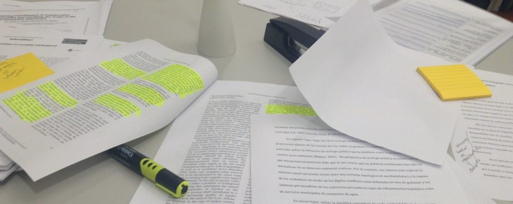 papers with highlighting